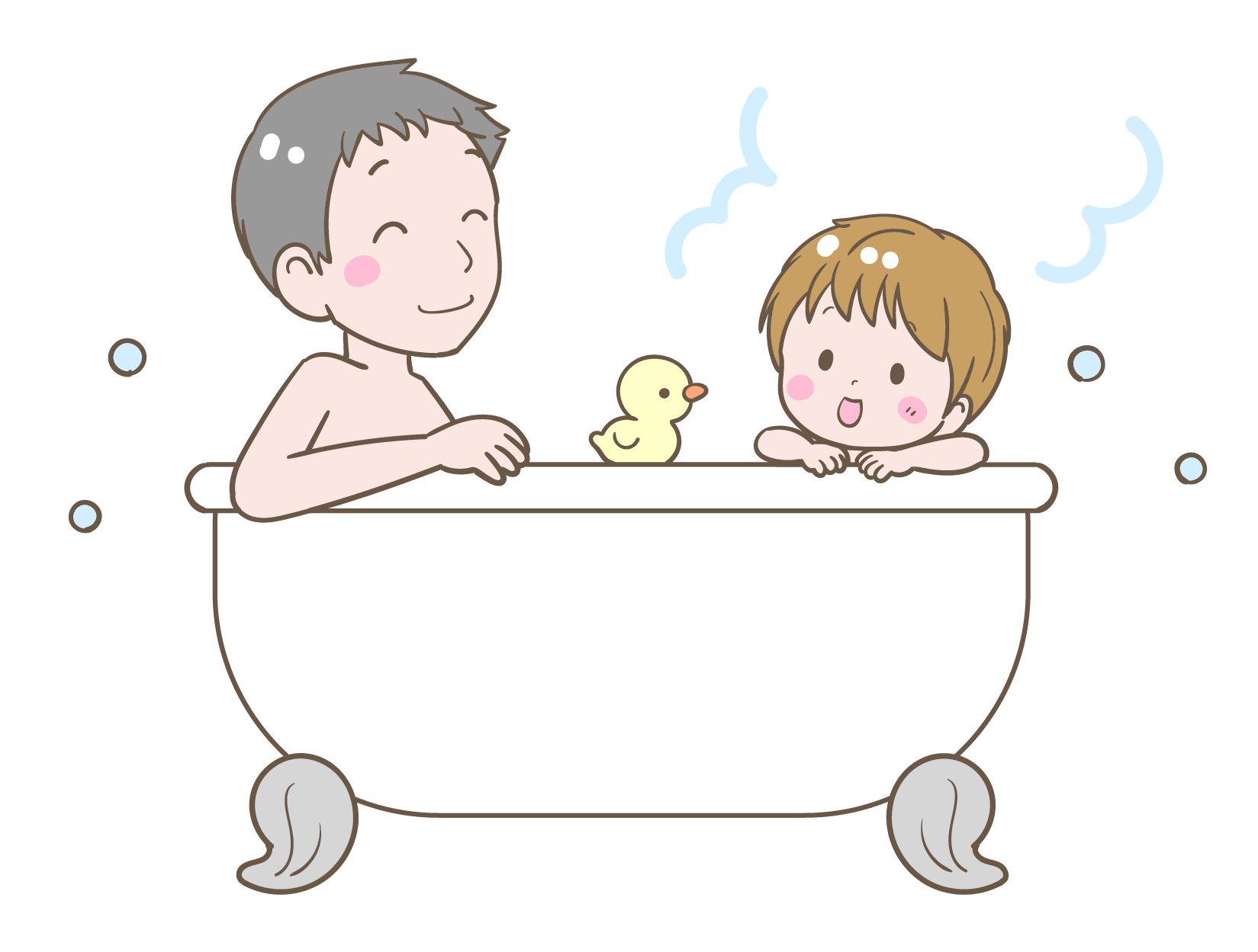 お父さんと入浴