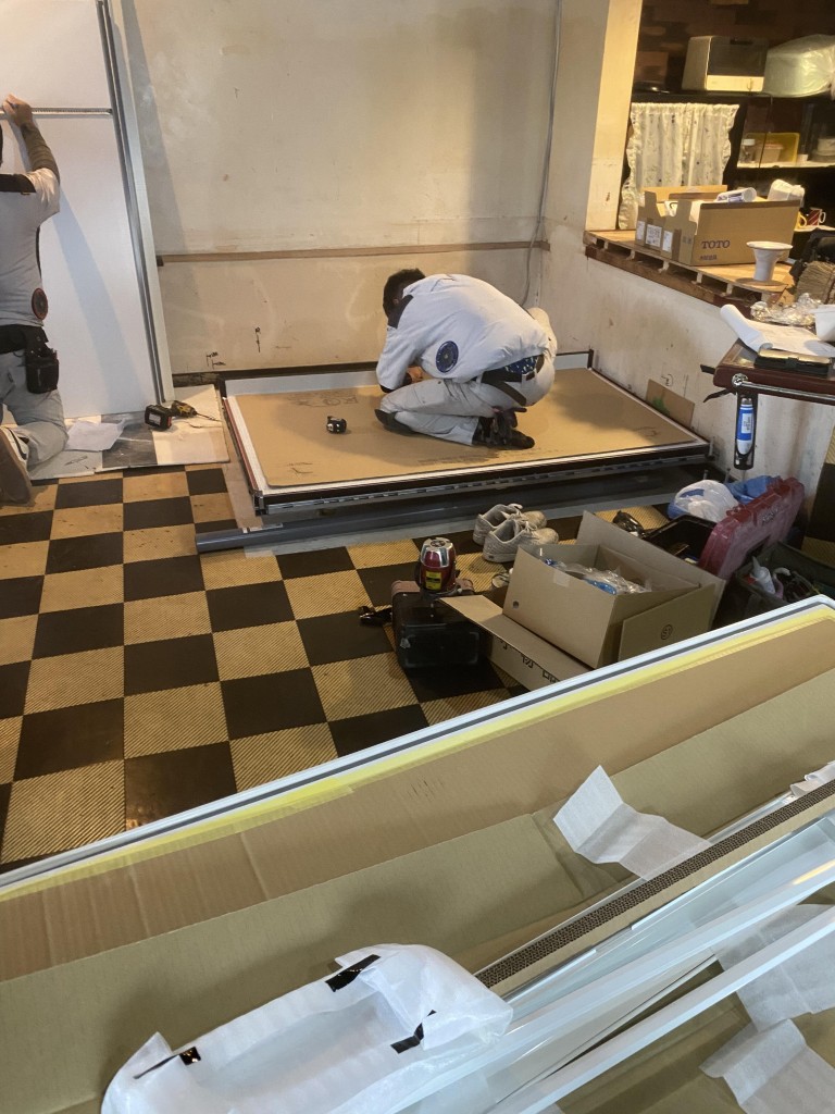 ユニットバス設置状況写真