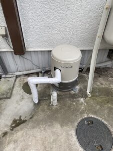 井戸ポンプ取替え後写真