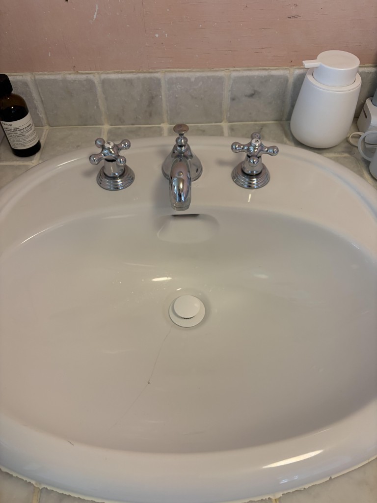 洗面器水栓取替え工事後写真